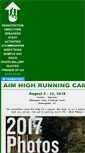 Mobile Screenshot of aimhighrunningcamp.com